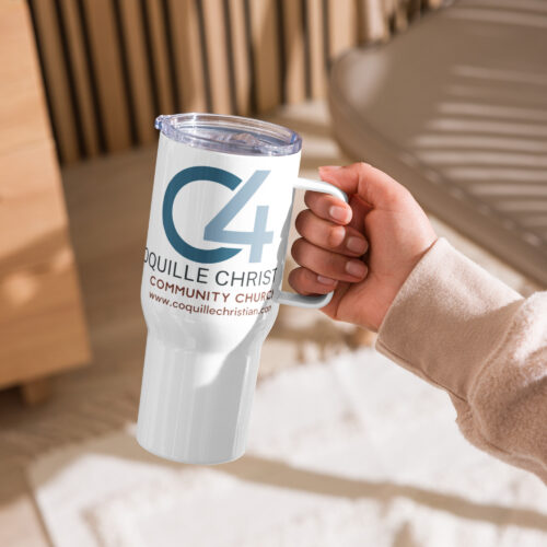 C4 Color Logo Travel Mug with Handle
