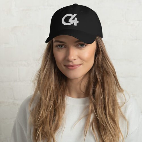 C4 Logo Embroidered Baseball Cap